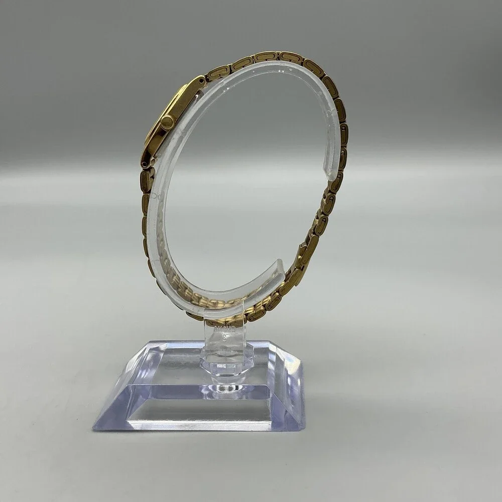 Vintage Pulsar Womens Watch 12mm Oval Gold Tone V220-6190 New Battery